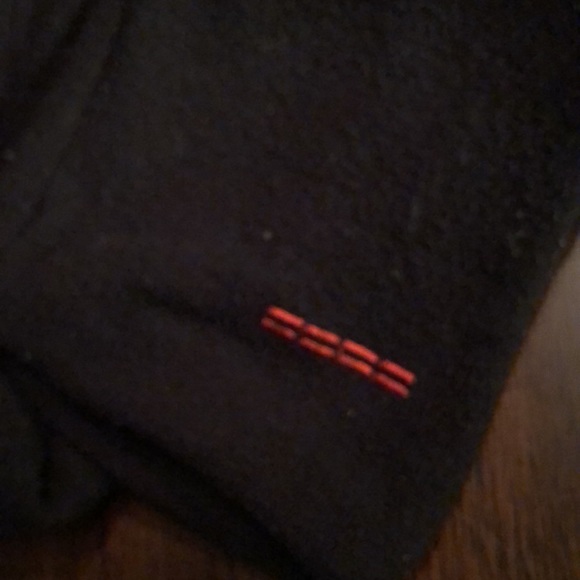 ☮️❤️🌍 Fuzzy black high-waisted sweatpants with sequins gold ⭐️ Star. - Picture 7 of 8